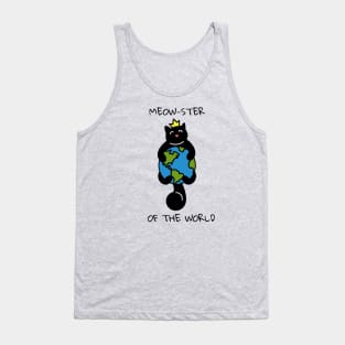 Cat Meowster of the World Tank Top